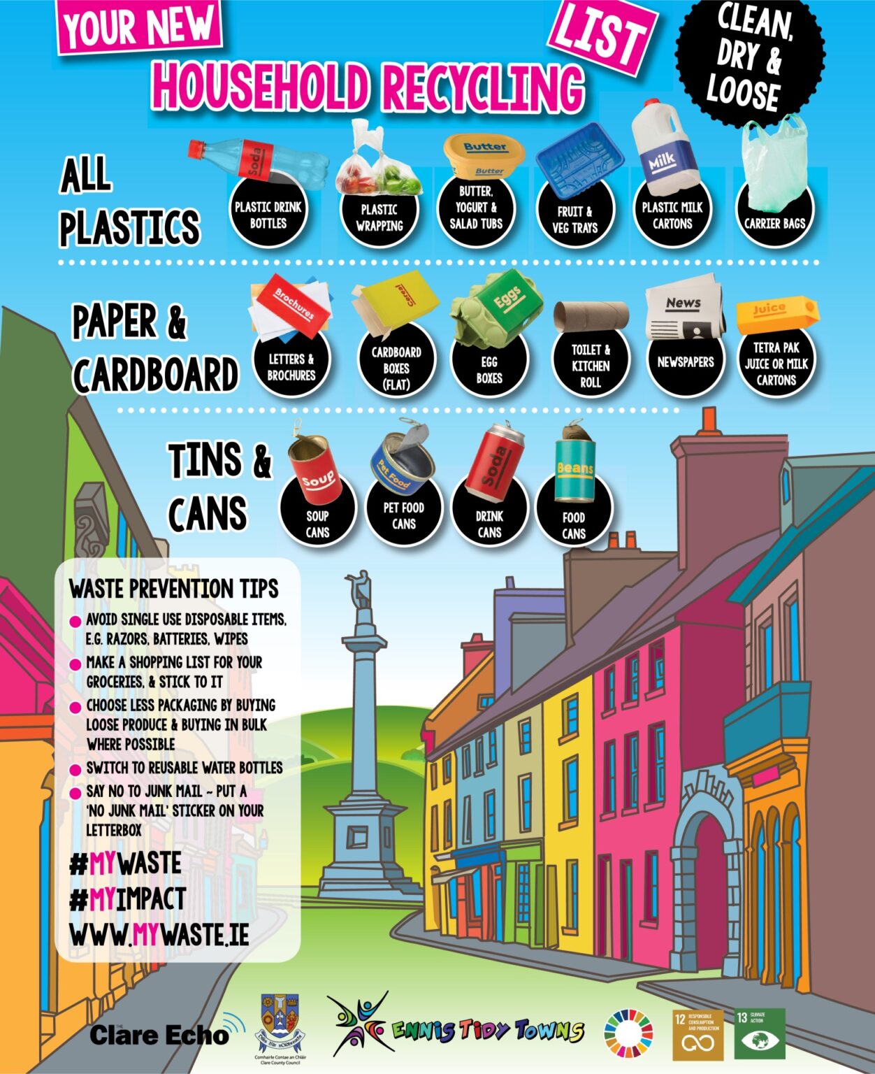 Clare Echo Teams Up With Ennis Tidy Towns To Get People Recycling