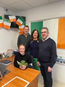 Eugene Moloney, Karen Lynch, Gerry Lynam and Louise Henchy (missing from photo, Claire Meaney)