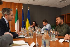 Taoiseach Simon Harris with President Volodymr Zelenskyy04