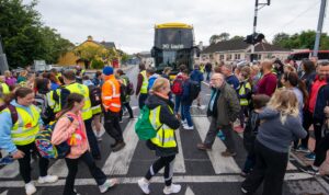 sixmilebridge school bus protest 22-08-24 1