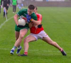 Conor Tevlin tackles Colin Riordan 26Oct24