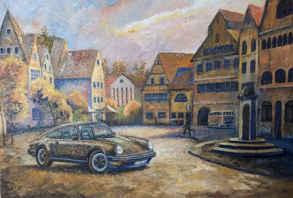 Classics on Cobblestone Porsche 911 II by V Ushakov (1)