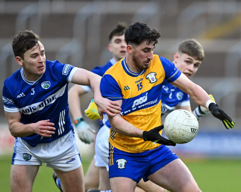 clare v laois 15-03-25 seamus lacey aaron griffin 1