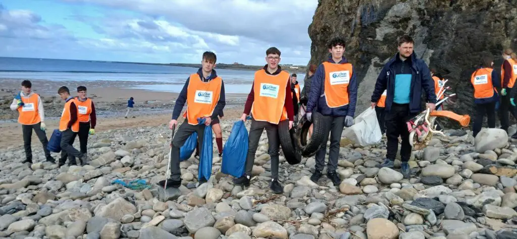 spanish point beach clean 1